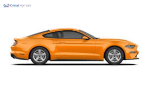 Orange FORD MUSTANG