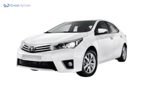 White TOYOTA COROLLA 2014