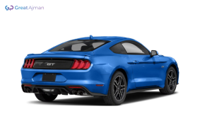 Blue FORD MUSTANG