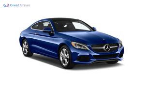 Blue MERCEDES C300 2017