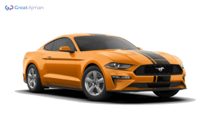 Orange FORD MUSTANG