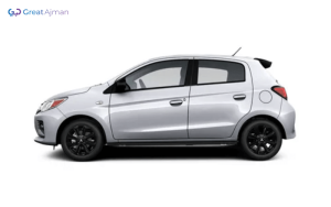 Silver MITSUBISHI MIRAGE 2014