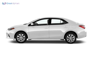 White TOYOTA COROLLA 2014