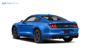 Blue FORD MUSTANG