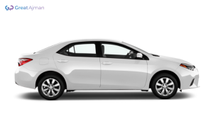 White TOYOTA COROLLA 2014