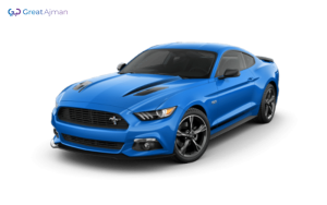 Blue FORD MUSTANG