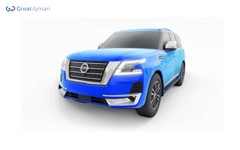 Blue NISSAN Patrol 2022