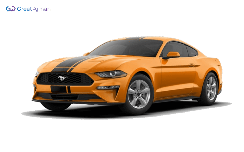 Orange FORD MUSTANG