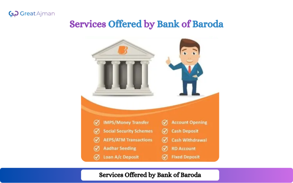 Serviced Offered by Bank of Baroda