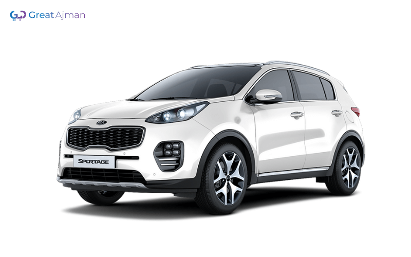 White KIA SPORTAGE 2014